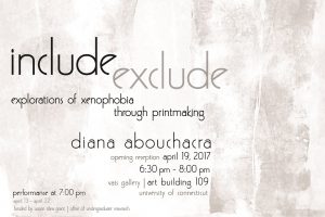 Include|Exclude exhibition poster