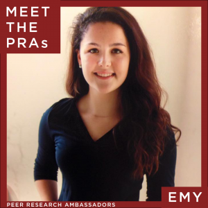 Meet the Peer Research Ambassadors: Emy