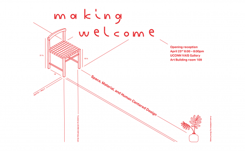Flyer for Making Welcome: Space, Material, and Human-Centered Design