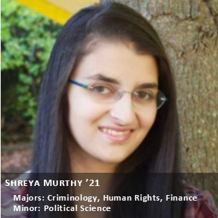 OUR Peer Research Ambassador Shreya Murthy.