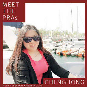 Meet the PRAs. Chenghong.