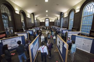 Students presenting at the 2016 Fall Frontiers Exhibition