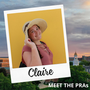 Meet the PRAs: Claire.