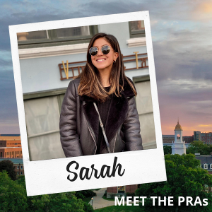 Meet the PRAs: Sarah.