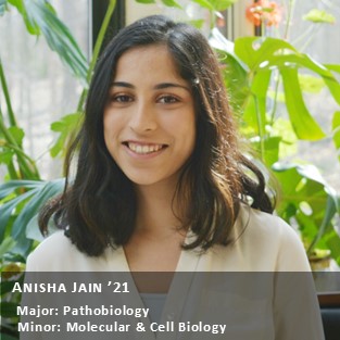 Anisha Jain '21.
