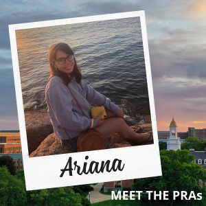 Meet the PRAs - Ariana.