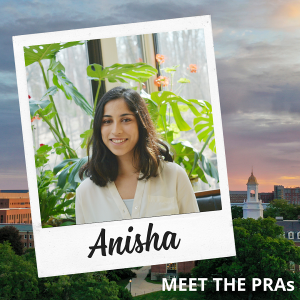 Meet the PRAs - Anisha.