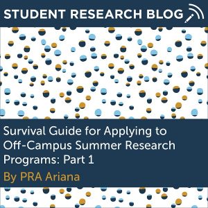 Survival Guide for Applying to Off-Campus Summer Research Programs. By PRA Ariana.