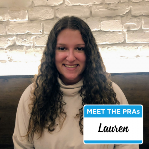 Meet the PRAs - Lauren.