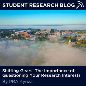 Shifting Gears: The Importance of Questioning Your Research Interests. By PRA Kynza.
