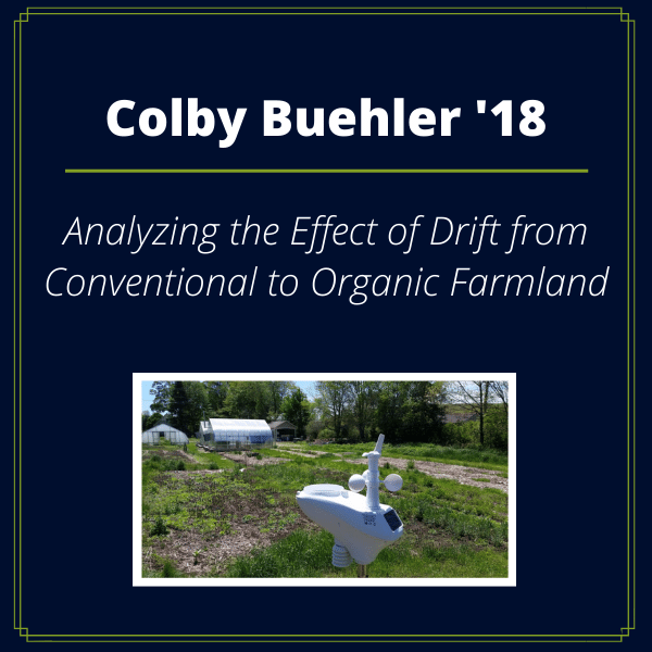 Co-op Legacy Fellow Colby Buehler '18.