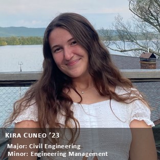 Peer Research Ambassador Kira Cuneo '23.