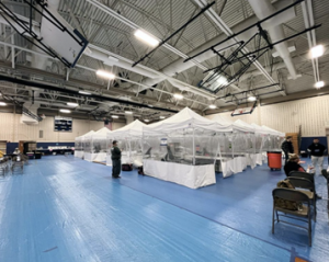 Brooke Divasto Change Grant Project - Picture of medical tents.
