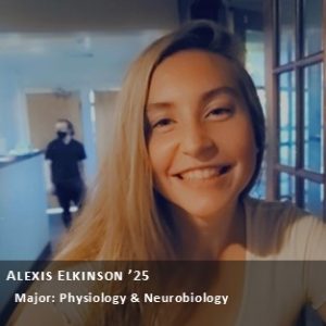 Peer Research Ambassador Alexis Elkinson.