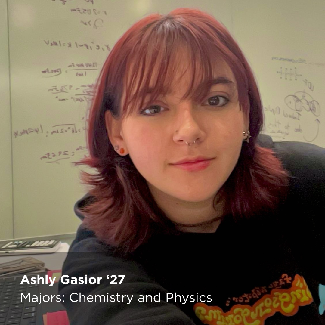 OUR Peer Research Ambassador Hansuja Chaurasia '26, Major: Allied Health Sciences; Minor: Spanish.
