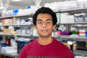 Photograph of undergraduate student Varun Chamarty.