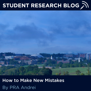 The UConn Storrs campus appears blue under fog on September 16, 2025.